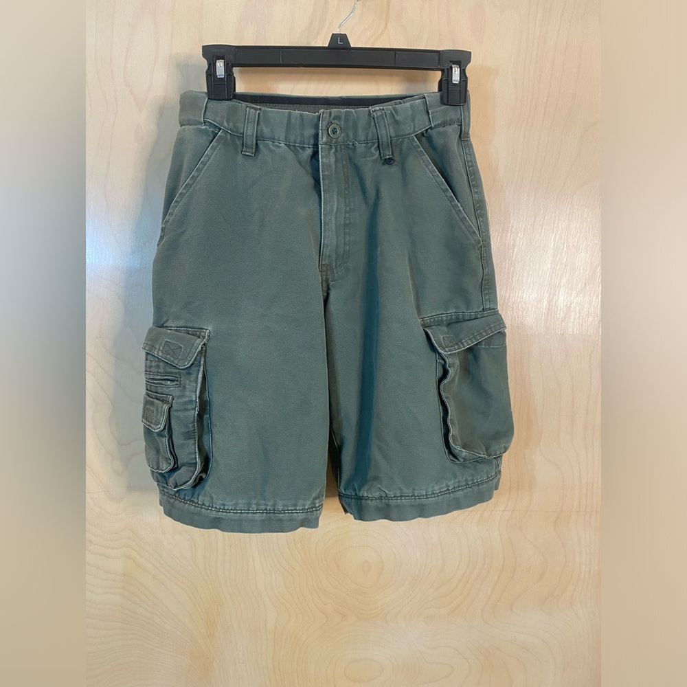Boy Scouts of America Boys Green Cargo Shorts Youth Camping Hiking - Picture 10 of 10